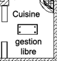 Cuisine "gestion libre"